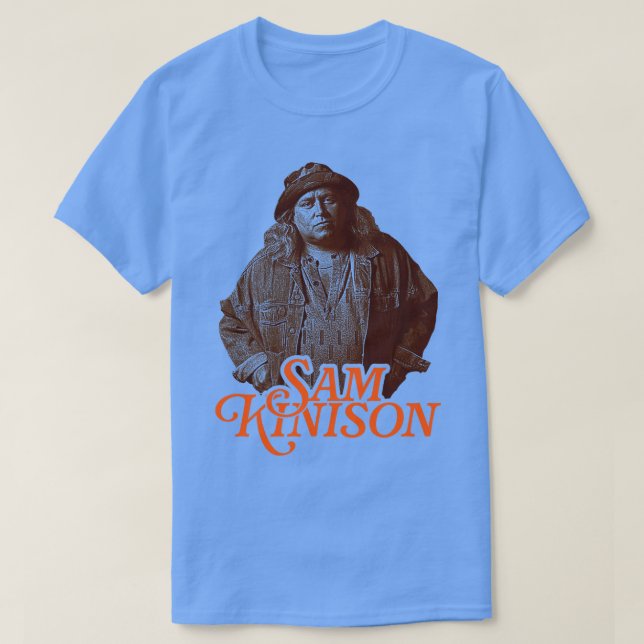 Retro Sam Kinison Sepia Tribute T Shirt (Design framsida)