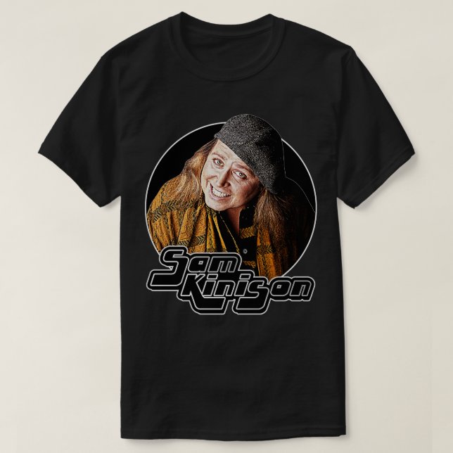 Retro Sam Kinison Smile Tribute T Shirt (Design framsida)