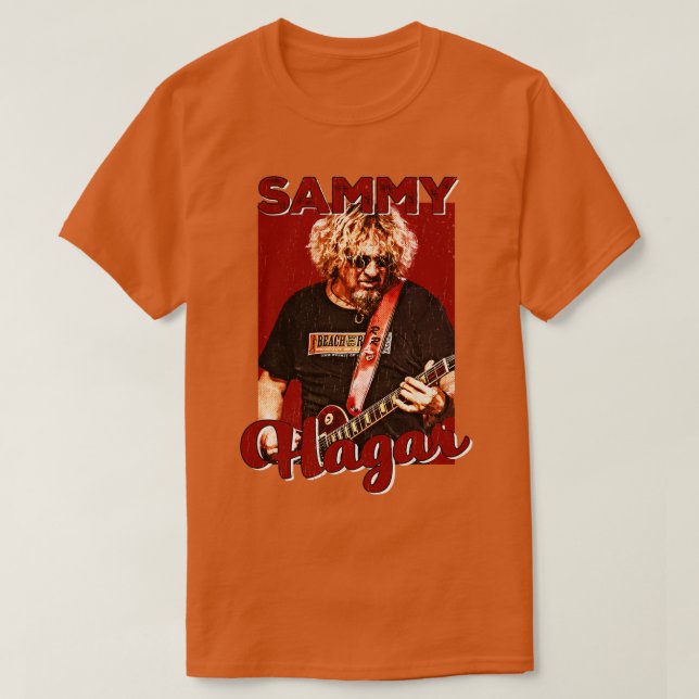 Retro Sammy Hagar Grunge TShirt T Shirt (Design framsida)