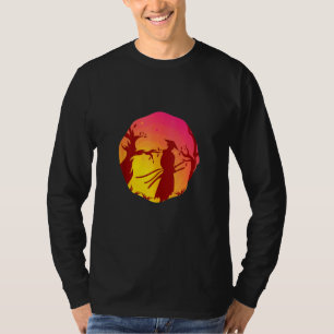 Retro Samurai Japan Ninja Sinobi Swords Katana Ken T Shirt