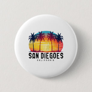 Retro San Diego Beacher California Surfing Surfboa Knapp