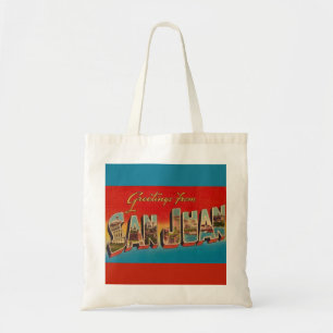 Retro San Juan HälsningsTote Tygkasse