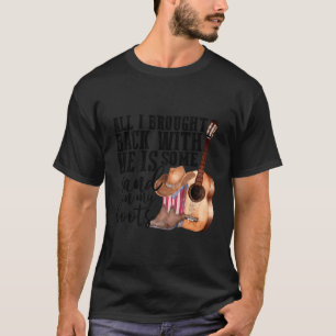 Retro Sand i mina Boots Westerna Cowgirl Cowboy Bo T Shirt