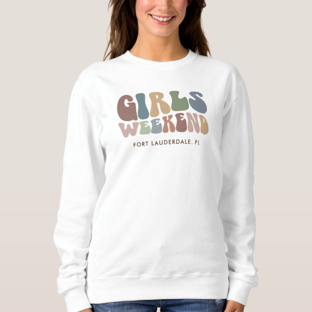 Retro Sängkammarparty Tjejernas Helg Brud T Shirt (Framsida)