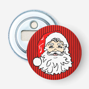 Retro Santa Ansikte Red Flasköppnare