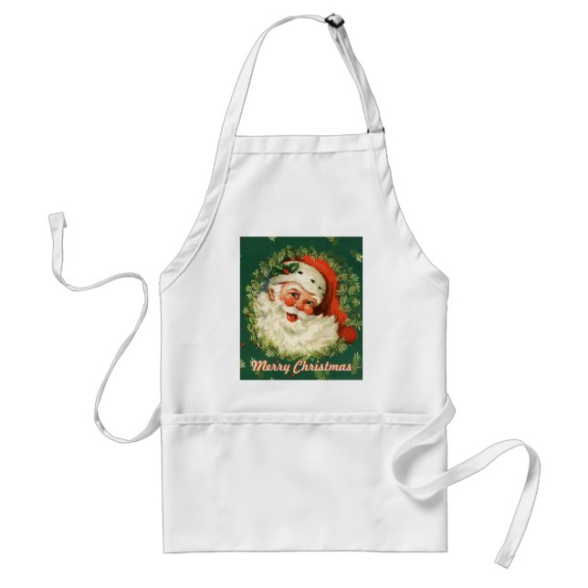 Retro Santa Apron Förkläde (Framsidan)