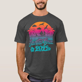Retro Santa Cruz Beach 2022 Aruba Family Vacation  T Shirt