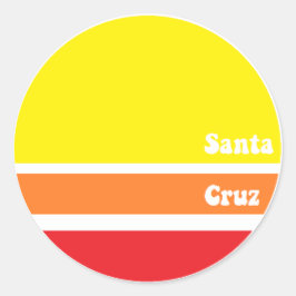 Retro Santa Cruz klistermärke