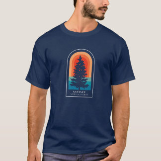 Retro Santa Fe National Forest New mexico Hiking T Shirt