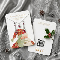 Retro Santa Glitter Jul Smycken Utställning TMF2