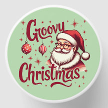 Retro Santa - Groovy Helgdag Stil