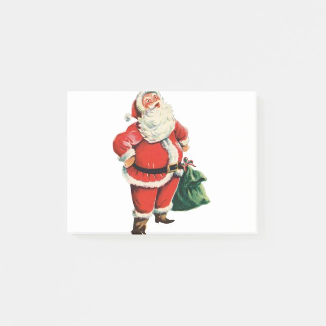 Retro Santa Post-it Block (Framsida)