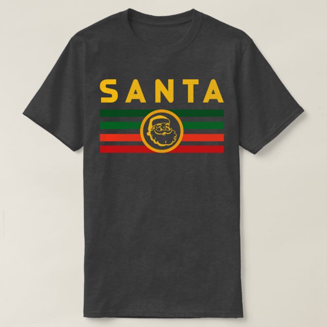 Retro Santa T Shirt (Design framsida)