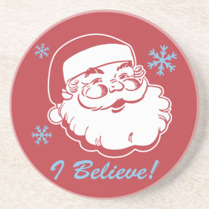 Retro Santa tro kustfartyg Underlägg Sandsten