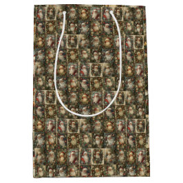 Retro Santa & Victorian julkollage