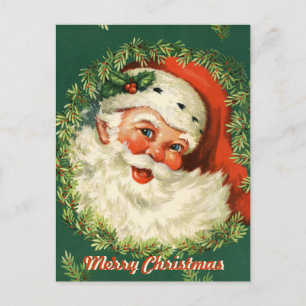 Retro Santa vykort