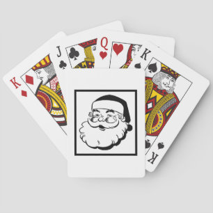 Retro Santa White Kortlek