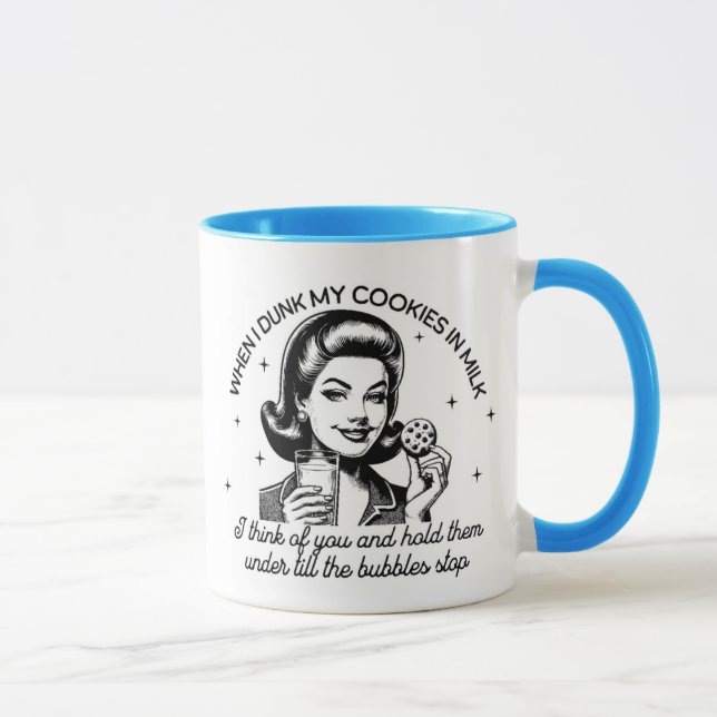 Retro Sarcastic Mug - Cookies Mugg (Höger)
