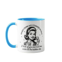 Retro Sarcastic Mug - Cookies
