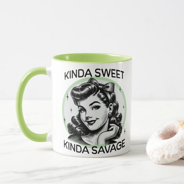 Retro Sarcastic Mugg - Cookies (Med munk)