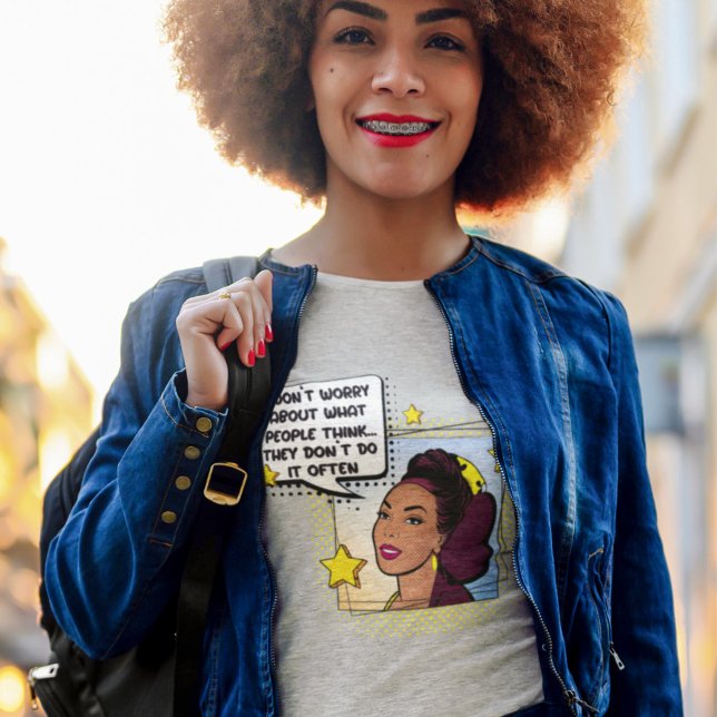 Retro Sarcastic Phrase 50s Housefru Pop Art T Shirt (Skapare uppladdad)
