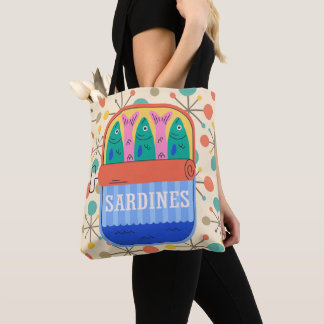 Retro Sardindosedesign i Midcentury-stil Tygkasse