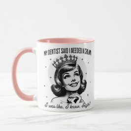 Retro Sarkastic Mugg - Krona