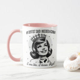 Retro Sarkastic Mugg - Krona