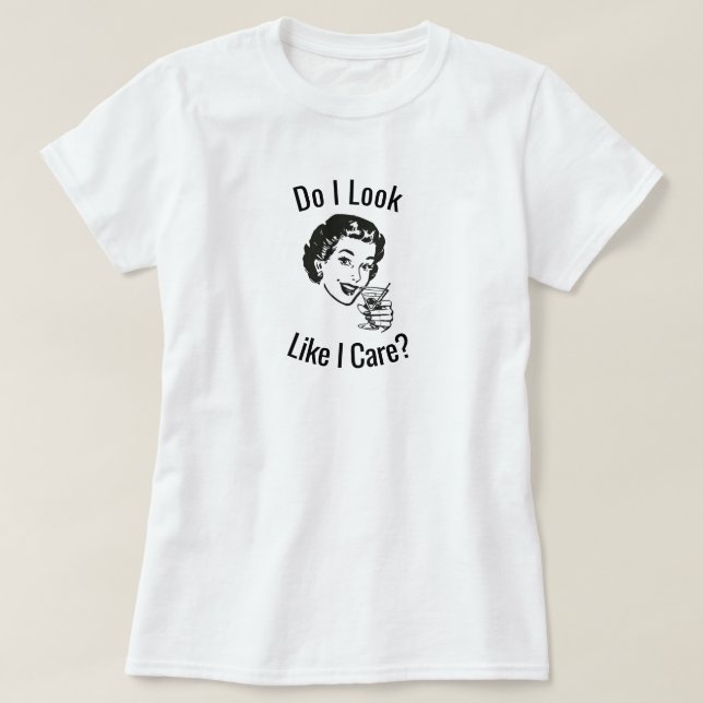 Retro Sassy Dam T-Shirt (Design framsida)
