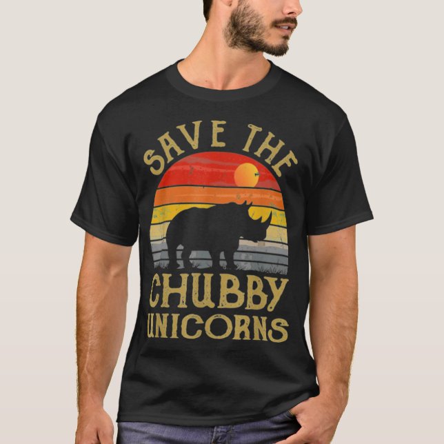 Retro Savehe Tjockis tjej vintage T Shirt (Framsida)