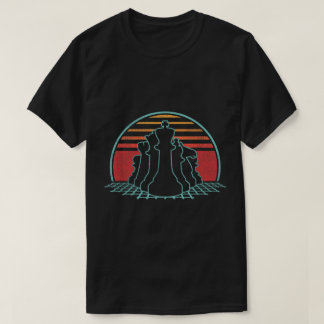 Retro Schackmästare Vintage Design T Shirt