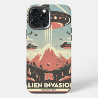 Retro Sci-Fi Äventyr iPhone-fodral 🚀👽