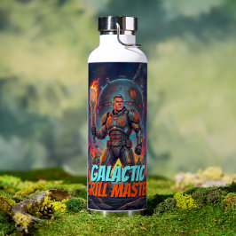 Retro Sci-Fi Galaktisk Grillmästare Pop Art Seriet