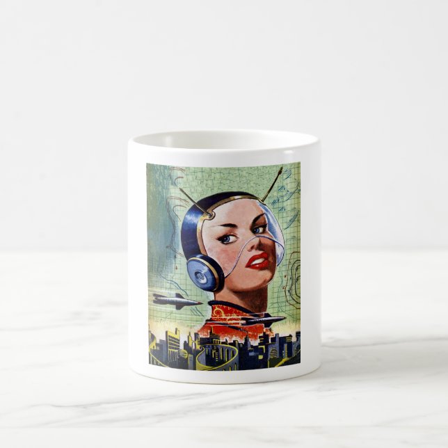 Retro Science fiction Mugg (Center)