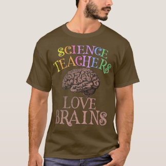 Retro SCIENCE LÄRARE KÄRLEK BRAINS Det här är min  T Shirt