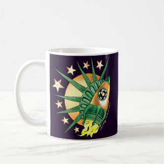 Retro SciFi Liberty Kaffemugg