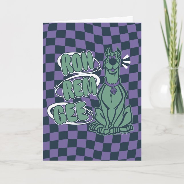 Retro Scooby ’OMG’ Kort (Framsida)