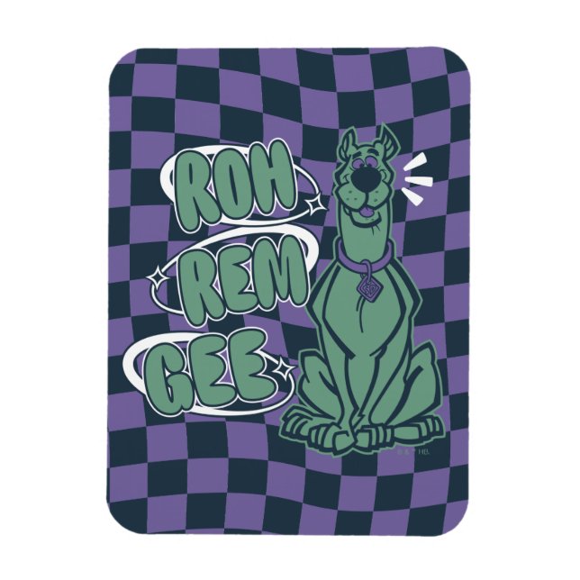 Retro Scooby ’OMG’ Magnet (Vertikal)