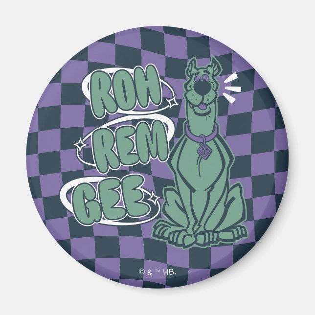 Retro Scooby ’OMG’ Magnet (Framsidan)