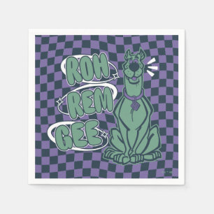 Retro Scooby ’OMG’ Pappersservett