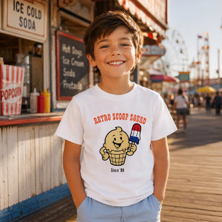 Retro Scoop Squad Barn T-Shirtsar T Shirt