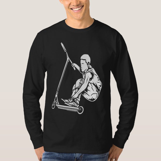 Retro Scooter  3 T Shirt (Framsida)