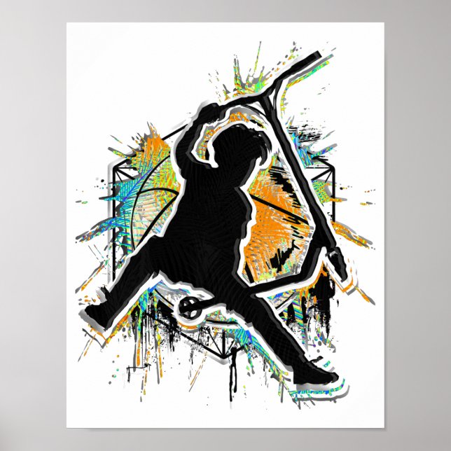 Retro Scooter - Stuntscooter - Kick Stunt Scooter Poster (Framsidan)
