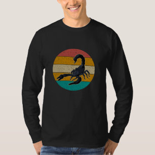 Retro Scorpion Scorpio Insekt Horoscope T Shirt