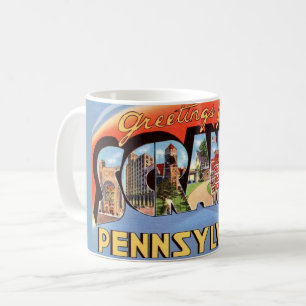 Retro Scranton PA Hälsning Mugg