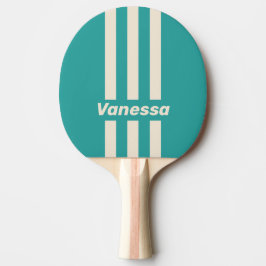 Retro Sea Breeze Tre Pin Streck med Namn Pingisracket
