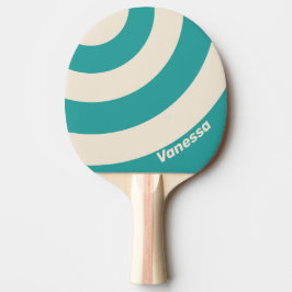 Retro Sea Breeze Trecirkelrand med namn Pingisracket