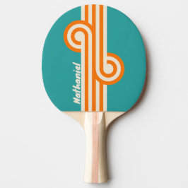 Retro Sea Breeze Vibe Loop med namn Pingisracket