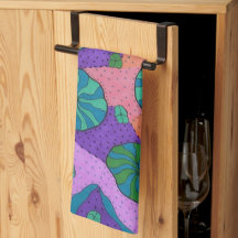 Retro Sea Garden Abstrakt  