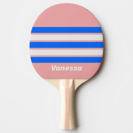 Retro Sea Kiss över randning med namn Pingisracket